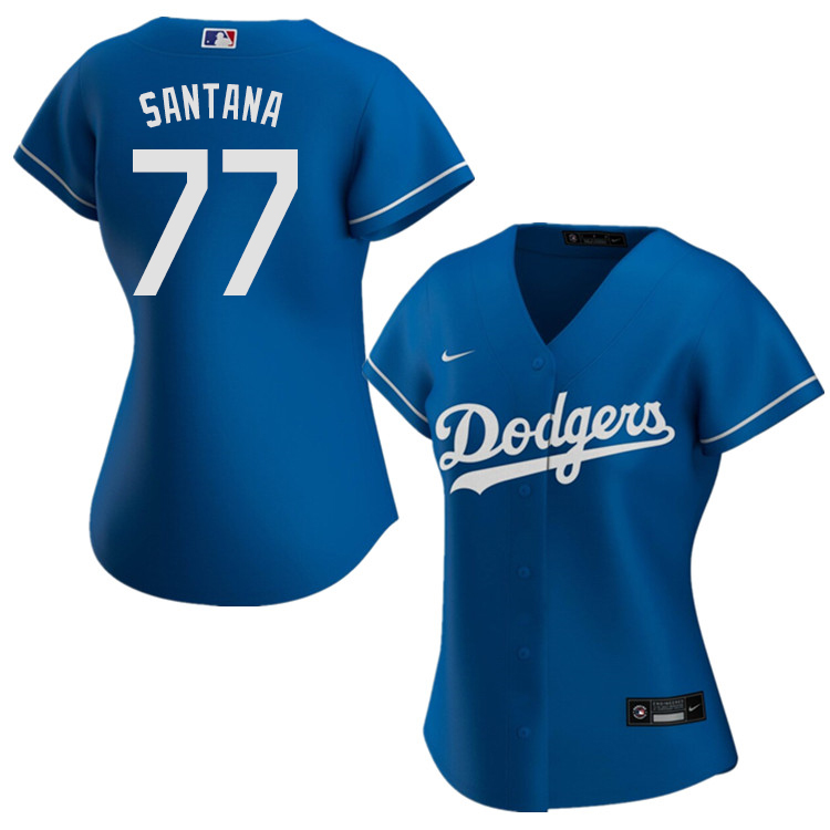 Nike Women #77 Dennis Santana Los Angeles Dodgers Baseball Jerseys Sale-Blue